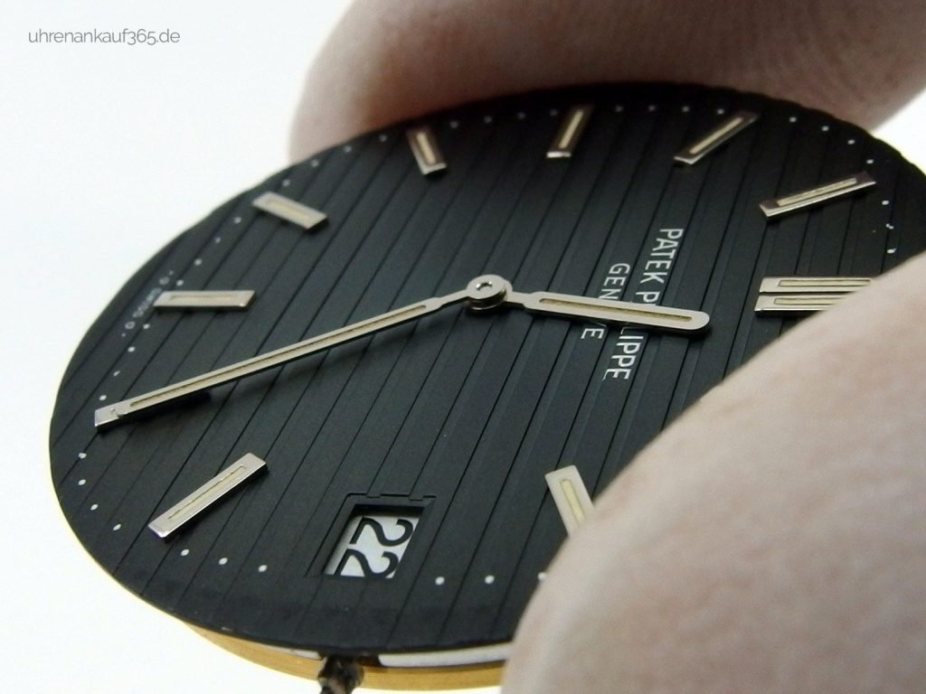 Foto eines Ziffernblattes aus einer Uhr von Patek Philippe