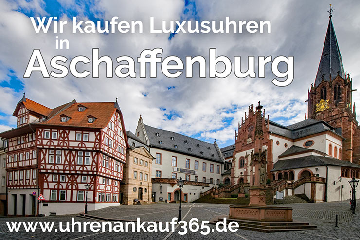 Luxusuhren Ankauf Aschaffenburg, das Foto zeigt die Stiftsbasilika Sankt Peter und Alexander